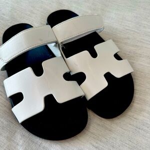 New look alike luxury brand sandals.